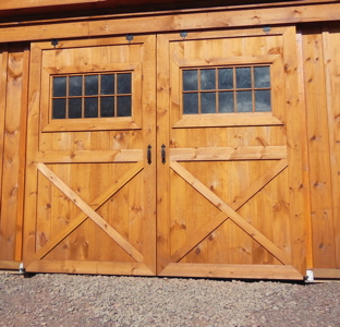 Custom made wood doors