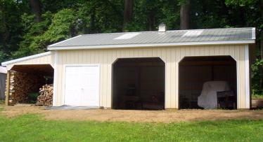 2-car Garage with Porch