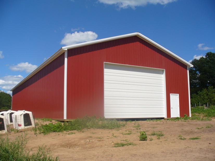 40ft x 100ft x 16ft building for equipment storage